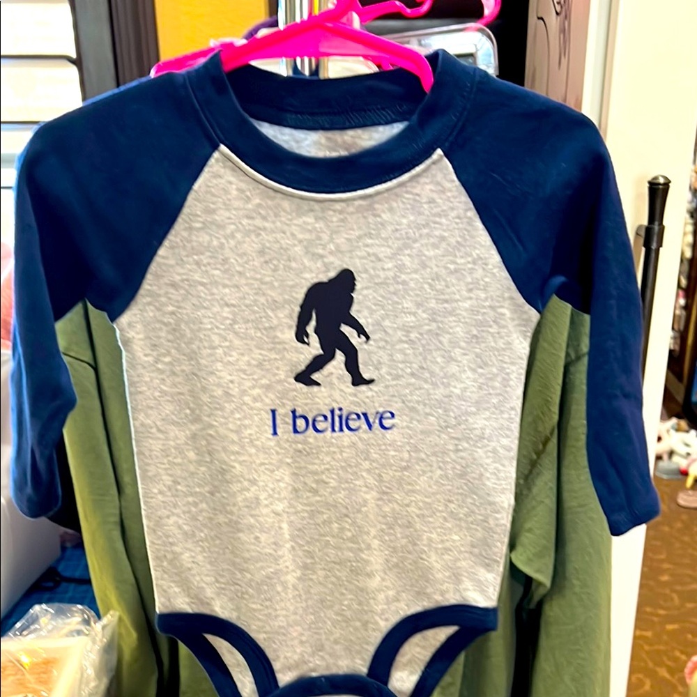 New Bigfoot Onsie 12mo.
